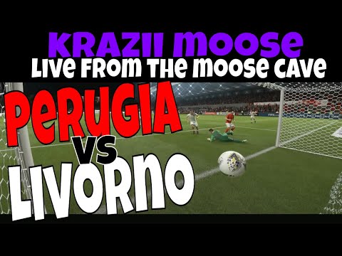 FIFA 20 Italian Serie B Perugia VS Livorno Live from the MooSe Cave