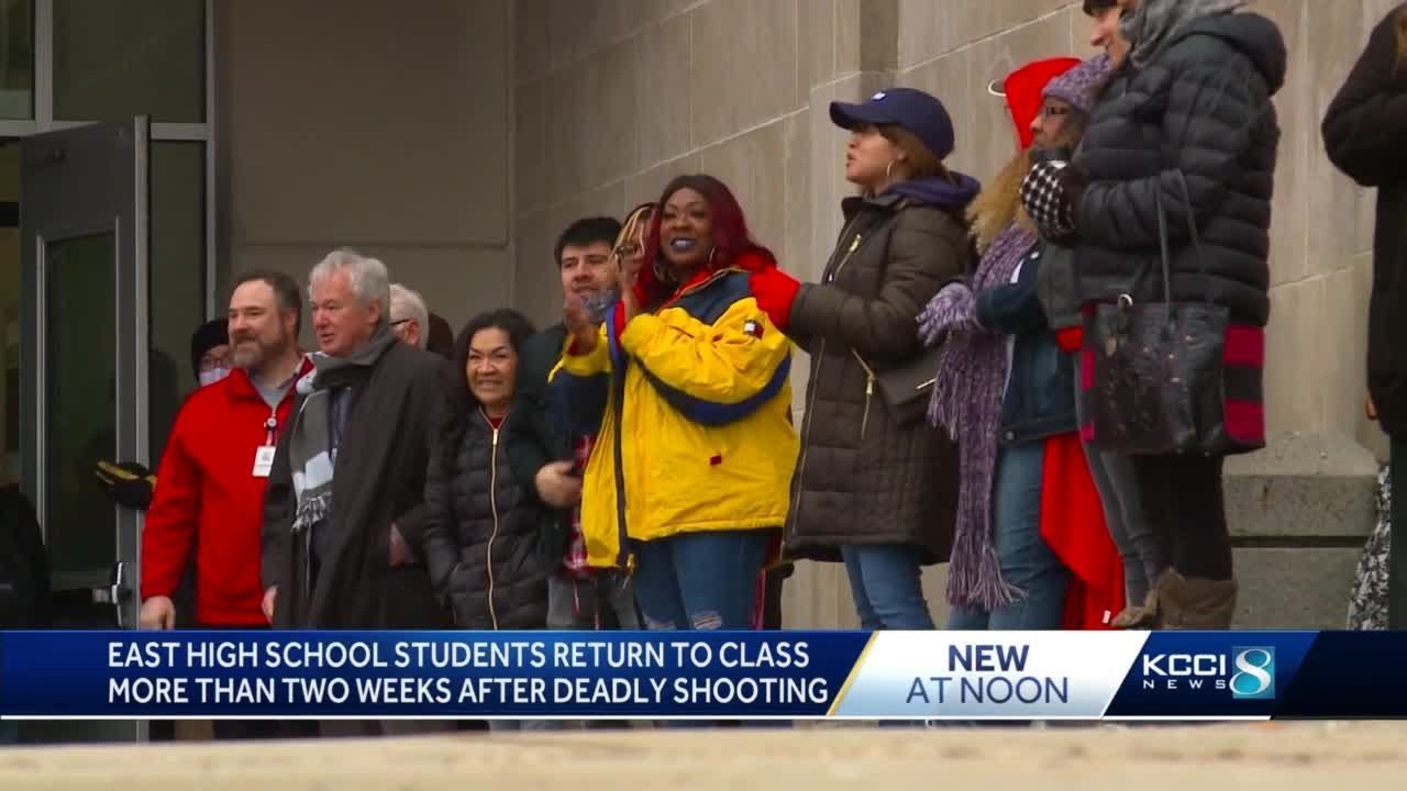 Students return to class after drive-by shooting outside of East High School