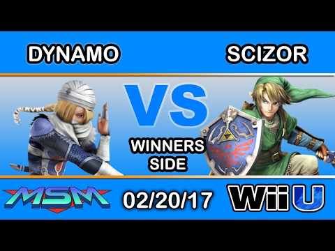 MSM 86 - Dynamo (Sheik) Vs. Scizor (Link) Winners Side - Smash Wii U