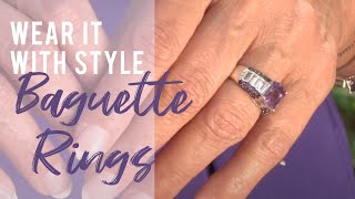 Grape Color Garnet With White Diamond 10k Yellow Gold Ring 0.72ctw Related Video Thumbnail