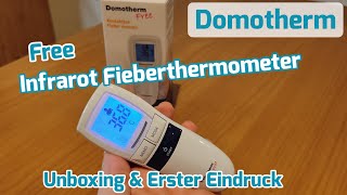 Domotherm Free Infrarot Thermometer Fieberthermometer [Unboxing & Erster Eindruck]