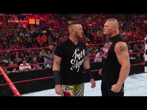 Brock Lesnar lleva a Heath Slater a Suplex City (RAW)
