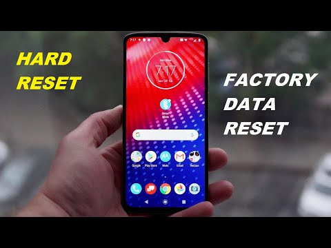 Motorola z4 factory data reset and hard reset