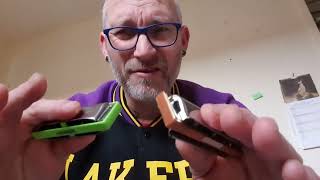 Video thumbnail for Hohner Rocket amp & Hohner Marine band Deluxe harmonica comparison. key A by Jason O'Sullivan Candid Harper
