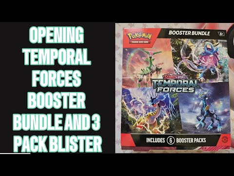 Temporal Forces Booster Bundle and 3 Pack Blister Opening