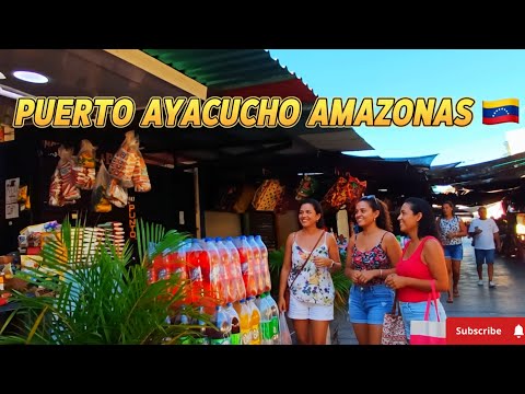 ¿Es SEGURO? Explorando el Mercado y la Vida en Puerto Ayacucho (Amazonas, Venezuela)🇻🇪👣 #viral 