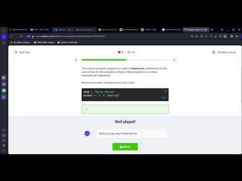 04 Text Data Python Developer Sololearn