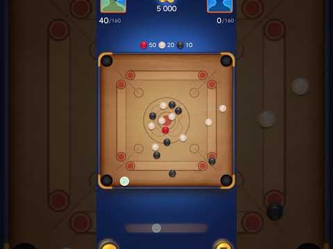 Back to back 2 Black coins  | Carrom Disc Pool | 5000 bet #shorts