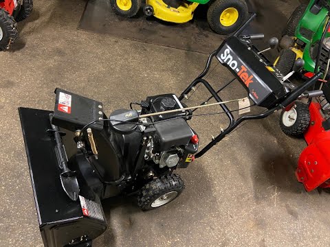 How to start Ariens Snow Tek snow thrower