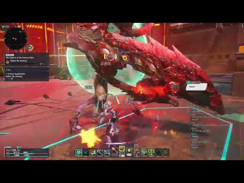 Phantasy Star Online 2 New Genesis: Lava Metius Boss fight