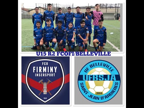 Match de Championnat U15 R2 FCOFI FIRMINY contre BELLEVILLE SAINT JEAN D'ARDIERES,  le 02 02 2020