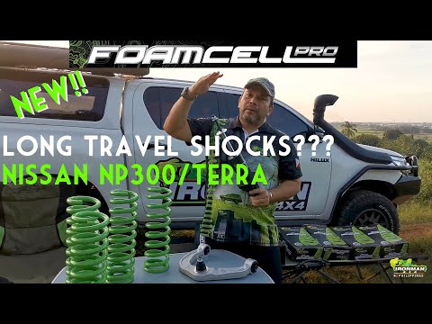 FOAMCELL PRO LONG TRAVEL SHOCKS (LFE) FOR NISSAN NP300/TERRA