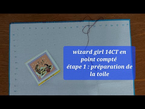 Wizard Girl étape 1 : préparation de la toile