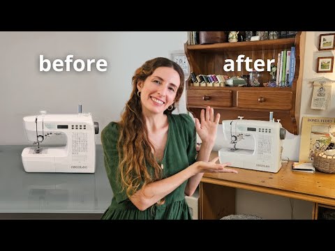 Creating a Sewing Space in a Small Apartment 🧵🪑 *cottagecore/provenzal style inspired*