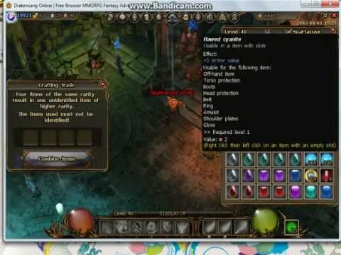 Drakensang Online- Crafting gems!!