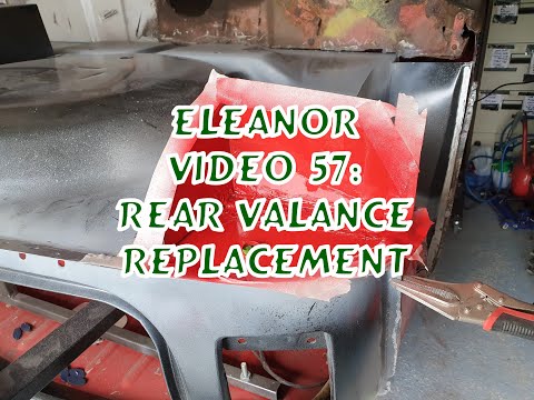 Classic Mini Restoration: Eleanor Video 57, Rear Valance Replacement