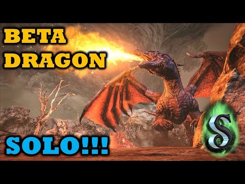 Ark Survival Evolved - SOLO/SP Beta Dragon Boss Fight