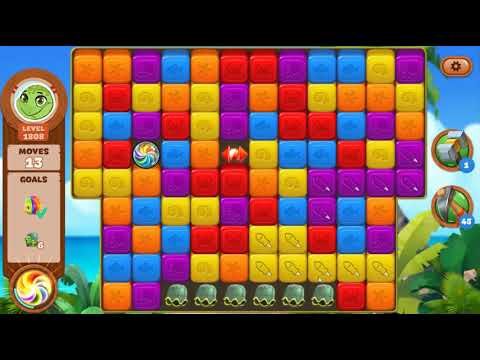 Lost Island Blast Adventure Level 1808 NO BOOSTERS - A S GAMING