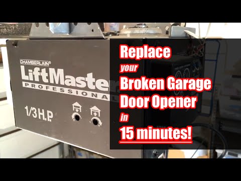How to Replace Garage Door Opener in 15 Minutes!