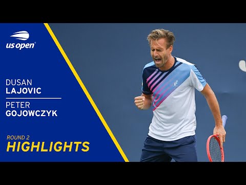 Dusan Lajovic vs Peter Gojowczyk Highlights | 2021 US Open Round 2