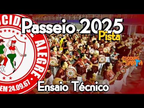 Mocidade Alegre 2025 - PASSEIO pela Bateria BRP na PISTA #BotaOFone #PioneiroNoVídeoDosBreques