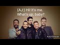 The Call - Backstreet Boys (Lyrics)