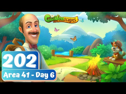 Gardenscapes - Part 202 - Area 41 - Day 6 - Gameplay