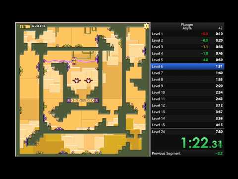 Plunger speedrun 6:55.75 - February 13, 2020