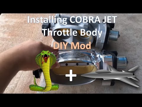 Cobra Jet Throttle Body Install on GT500