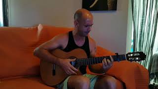 Cover MODO TURBIO Kaze  acustico guitarra