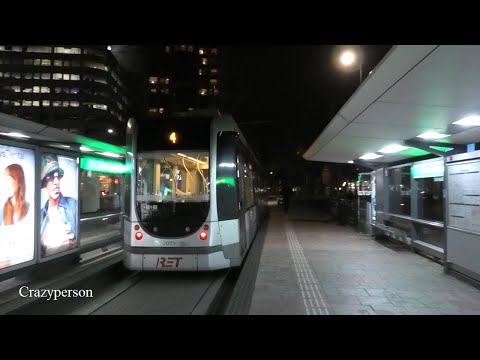 RET Tram 4 Molenlaan - Rotterdam Centraal in Oktober 2021