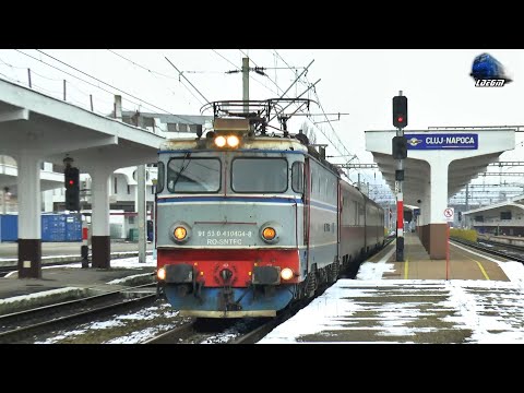 🚊❄ Clujeanca 41-0464-8 & IR1832 Cluj Napoca-Galați in Gara Cluj Napoca Station - 11 January 2022