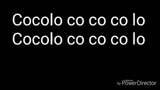 COCOLO-SA PÉTÉ PAROLES