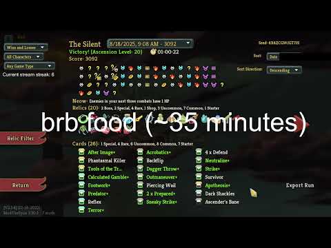 (Silent) (2025/8/18) A Video of XecnaR - 10 streak in 1 stream challenge - Attempt 1 2/2