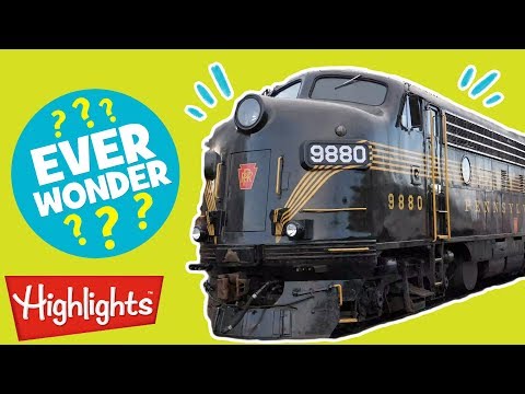 Look inside a passenger train | Ever Wonder? | Highlights Kids - Kingdom Kids Zone, Little Learners - Highlights Kids