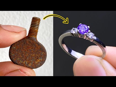 I turn metal waste into jewelry - jewelry out of waste