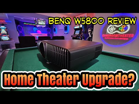 BenQ W5800 Review - The top of the  line projector from BenQ!