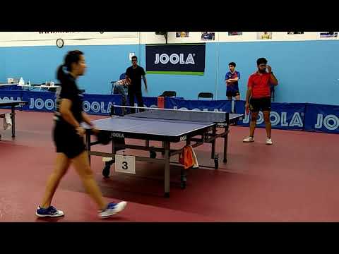 Cui Xiaohua (2315) vs Lakshay (2168) at 2019 Fall ICC Joola Open - U2350 Semi-Final
