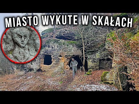 Opuszczone domy wykute w skałach