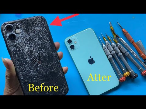 Restoring Destroyed iPhone 11 Old Restoration | Destroyed phone Restoration | Rebuild and restore
