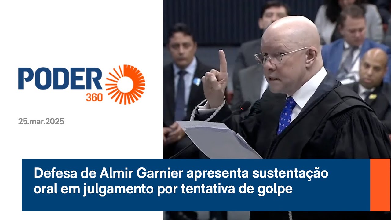 Defesa de Almir Garnier apresenta sustentação oral em julgamento por tentativa de golpe