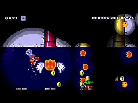 Yoshi's Underwater Battle by Doodle_Dot - Super Mario Maker 2 - No Commentary 1cd