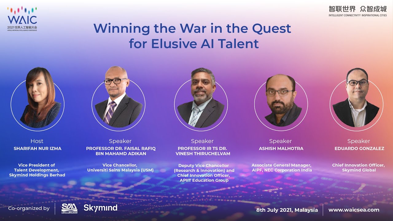 WAIC 2021 SEA: Winning the war in the quest for the elusive AI talent