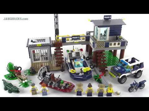 🔄 LEGO City 2014 Swamp Police Station review! 60069 re upload