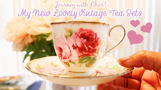 🌸MY NEW VINTAGE CHINA TEA SETS! IF YOU'RE GONNA HAVE TEA, MIGHT AS WELL HAVE IT IN SOMETHING PRETTY!
