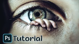 Finger Eye Manipulation Tutorial | Photoshop