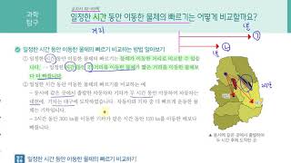 [초등과학 5-2 무료강의] 4. 물체의 운동 ④ 일정한 시간 동안 이동한 물체의 빠르기는 어떻게 비교할까요?