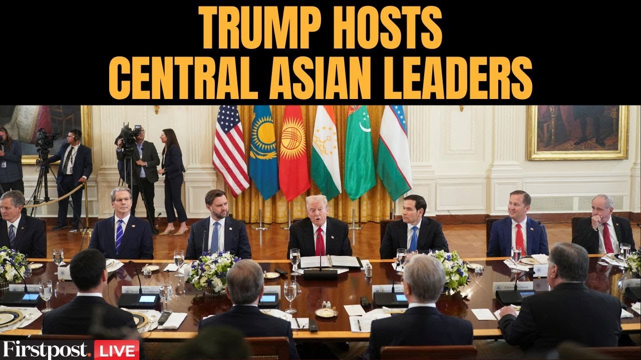 LIVE: President Trump Hosts Leaders of Five Central Asian Nations at the White House | N18G