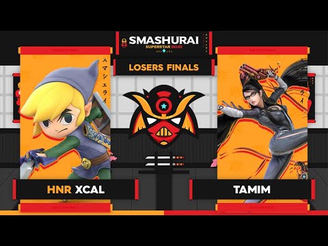 Smashurai: Superstar Dojo - HNR | Xcal (Toon Link) Vs. Tamim (Bayonetta) Losers Finals