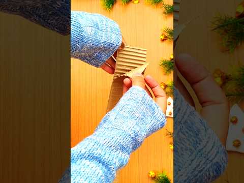Look what I made for Christmas with this waste cardboard 🤩💗| Last minute Christmas craft ideas #diy